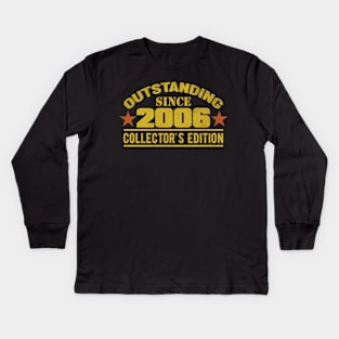 Outstanding Since 2006 Kids Long Sleeve T-Shirt